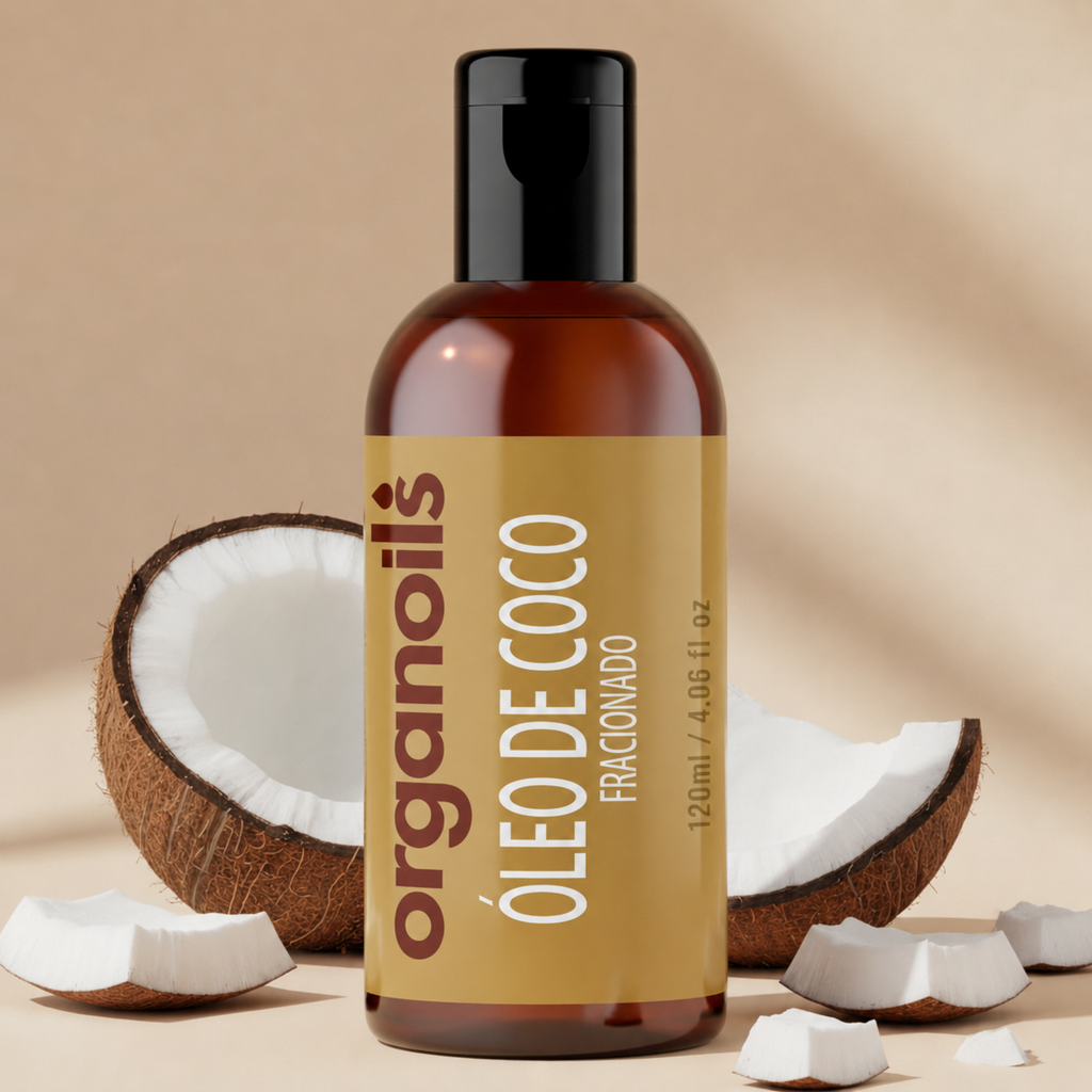 Óleo de Coco Fracionado Puro 120ml – Organoils