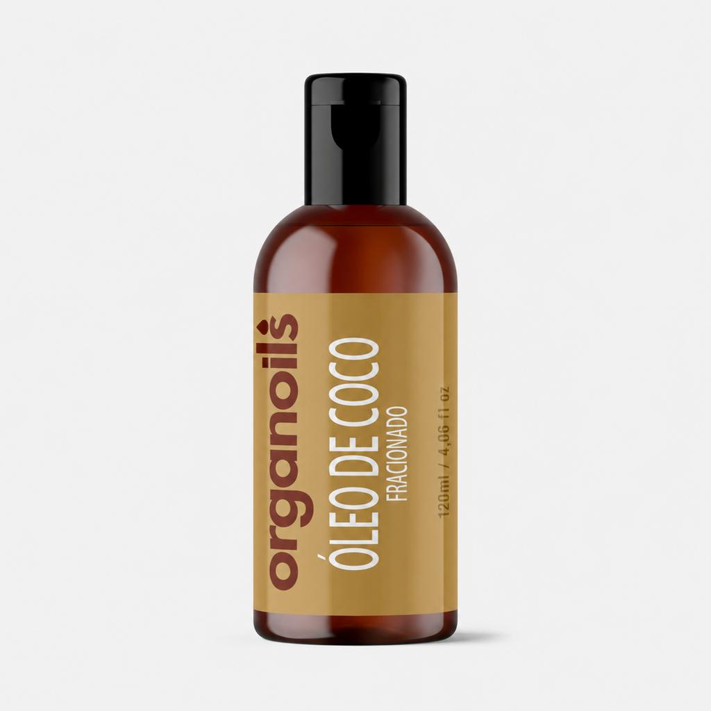 Óleo de Coco Fracionado Puro 120ml – Organoils