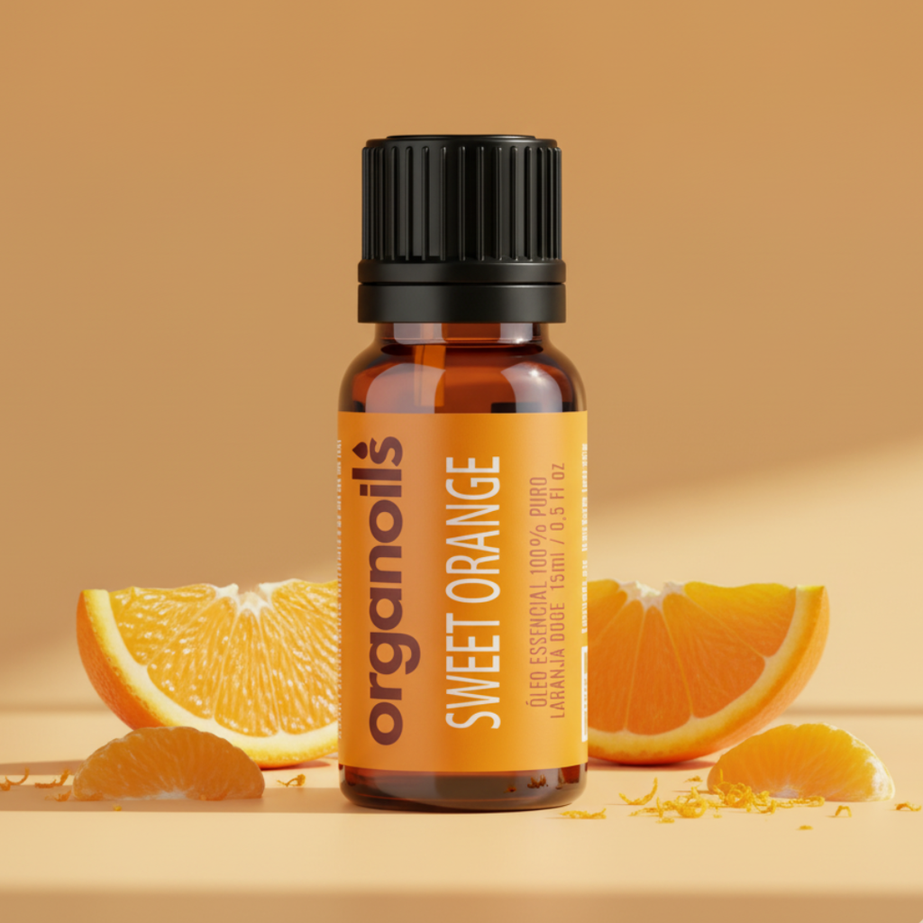 Óleo Essencial de Laranja Doce 15ml – Organoils