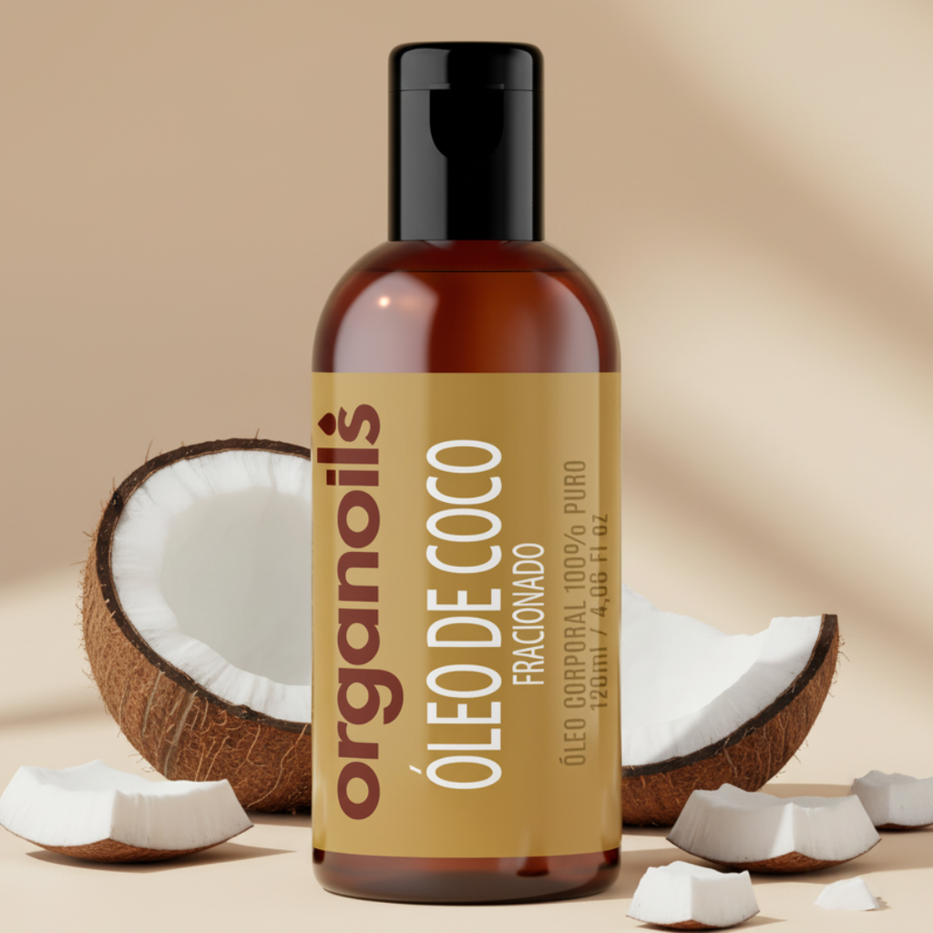 Óleo de Coco Fracionado Puro 120ml – Organoils