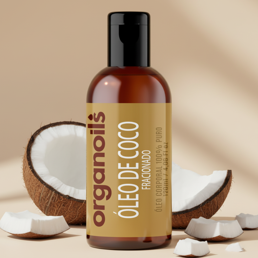 Óleo de Coco Fracionado Puro 120ml – Organoils